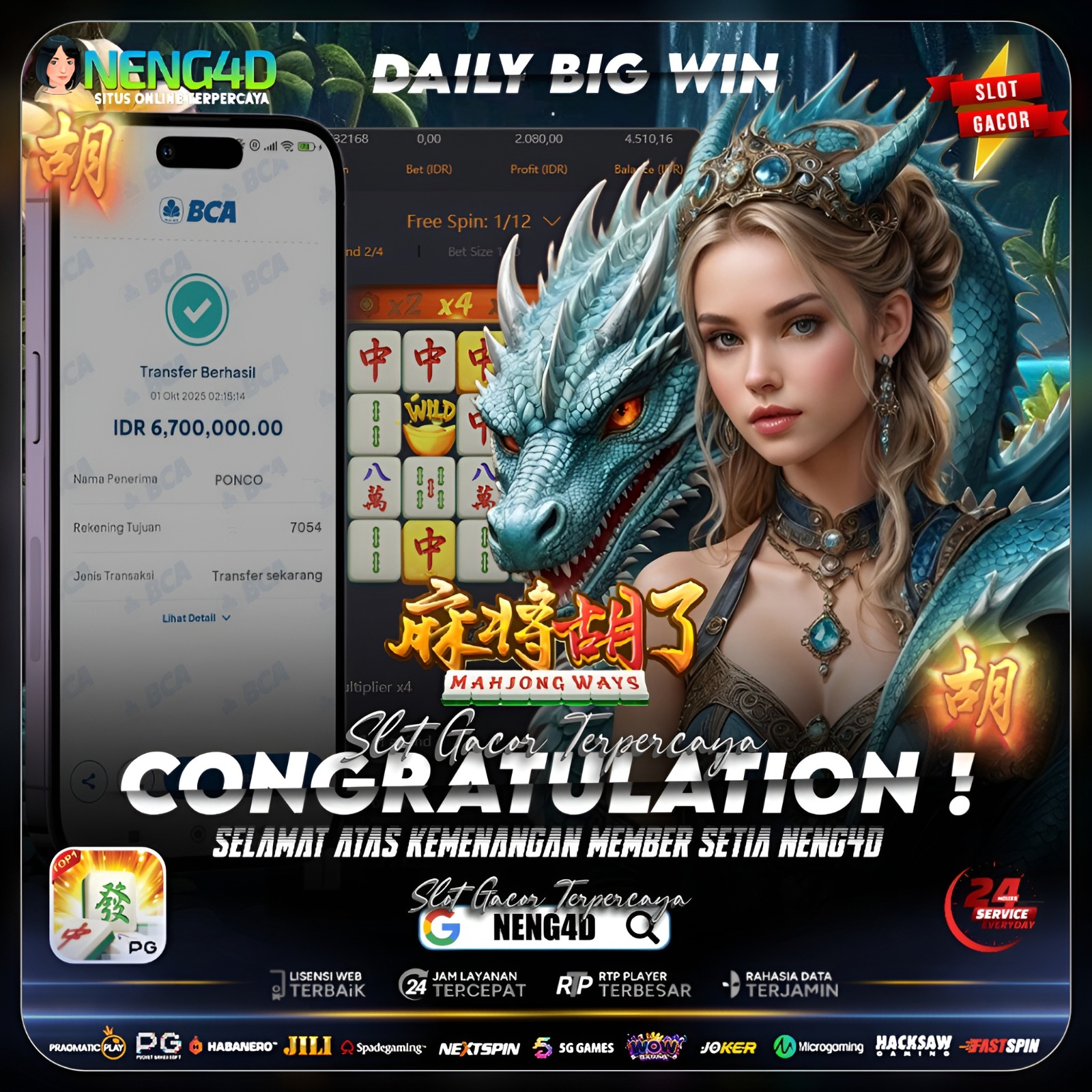 MENANG BESAR BARENG NENG4D DI MAHJONG WAYS 1