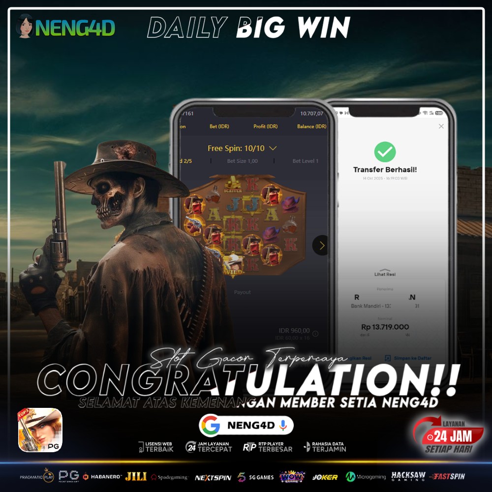 KEMENANGAN DI WILD BOUNTY SHOWDOWN PG SOFT