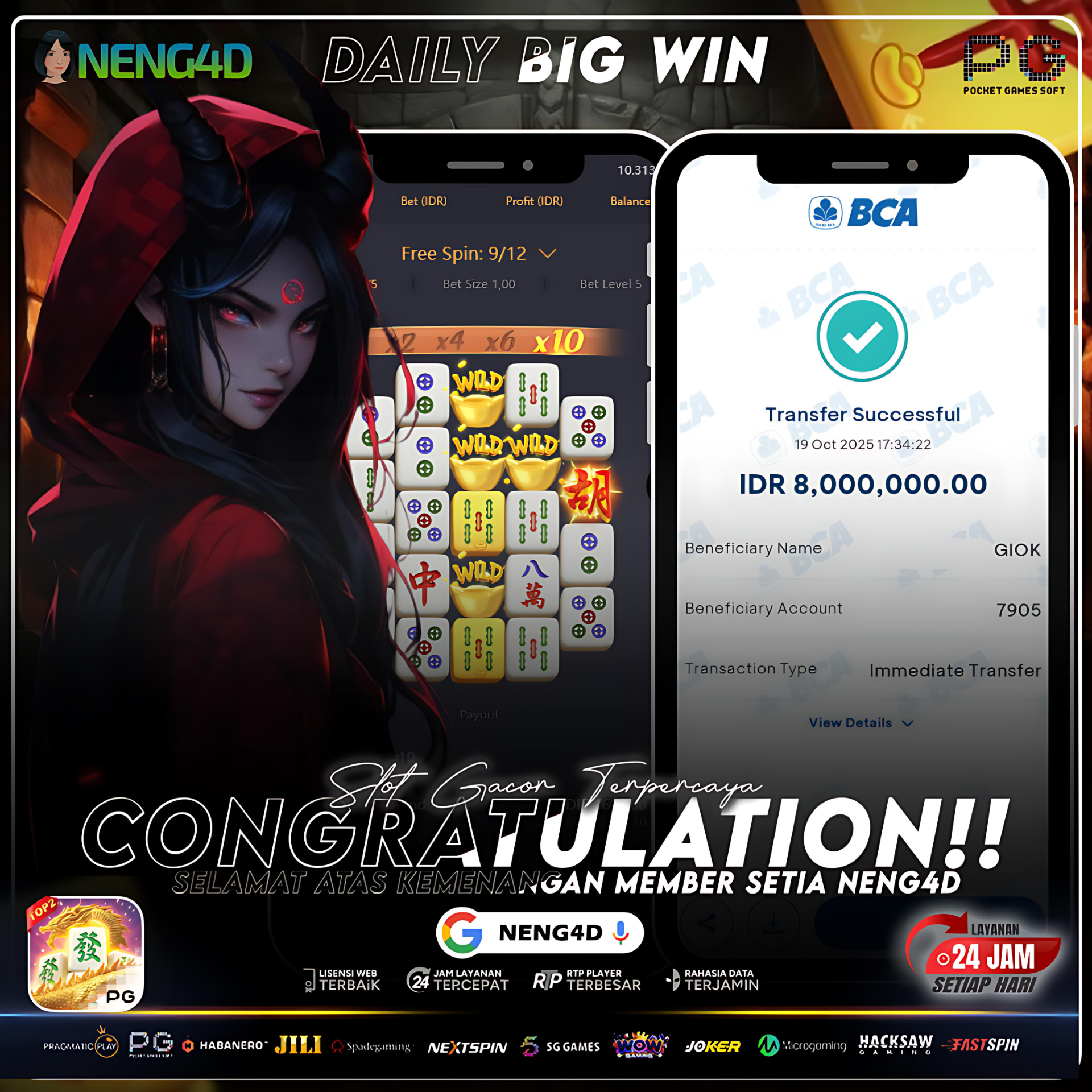 Ledakan Hoki Dahsyat! Mahjong Ways 2 Hadirkan Jackpot 8 Juta untuk Member Setia NENG4D