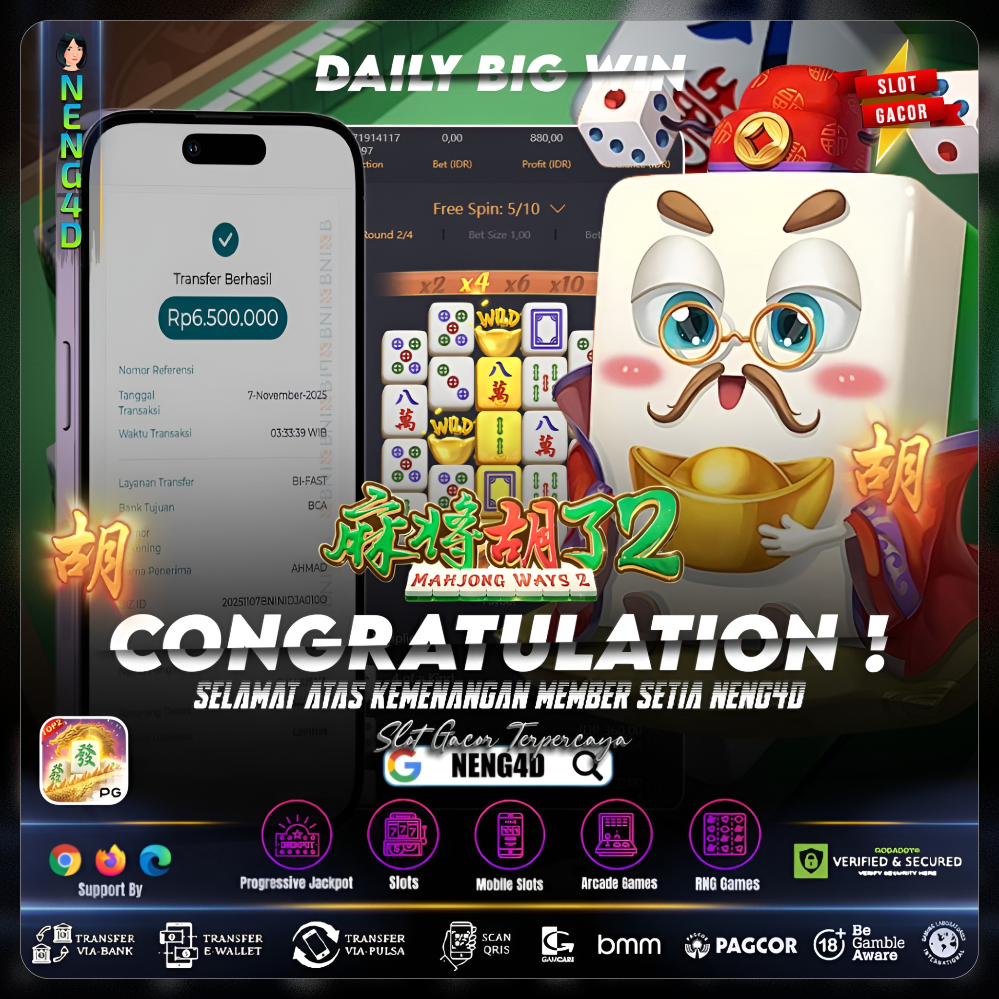 MAHONG WAYS 2 GACOR BARENG NENG4D