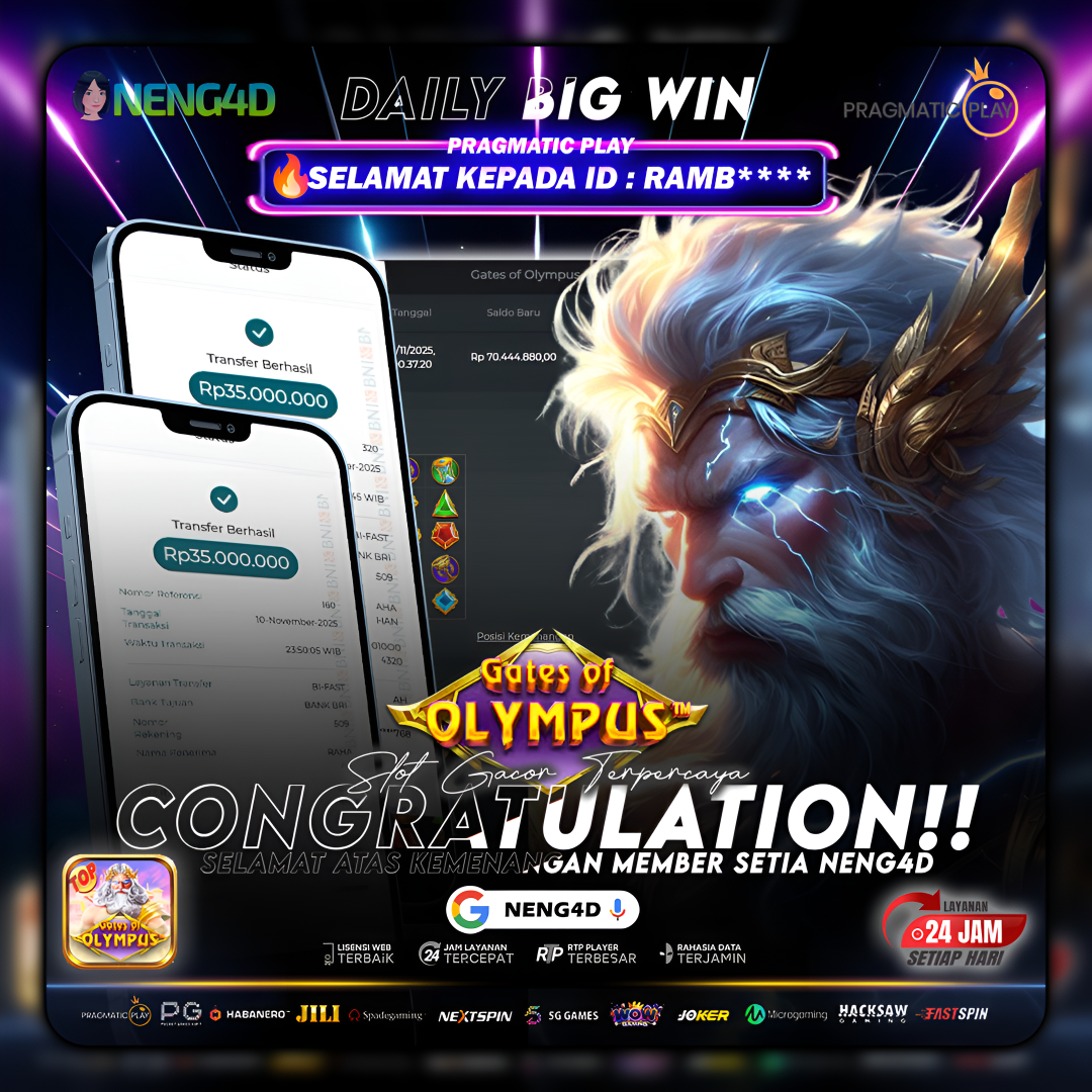 Kemenangan 70 Juta di Gates of Olympus Pragmatic Play