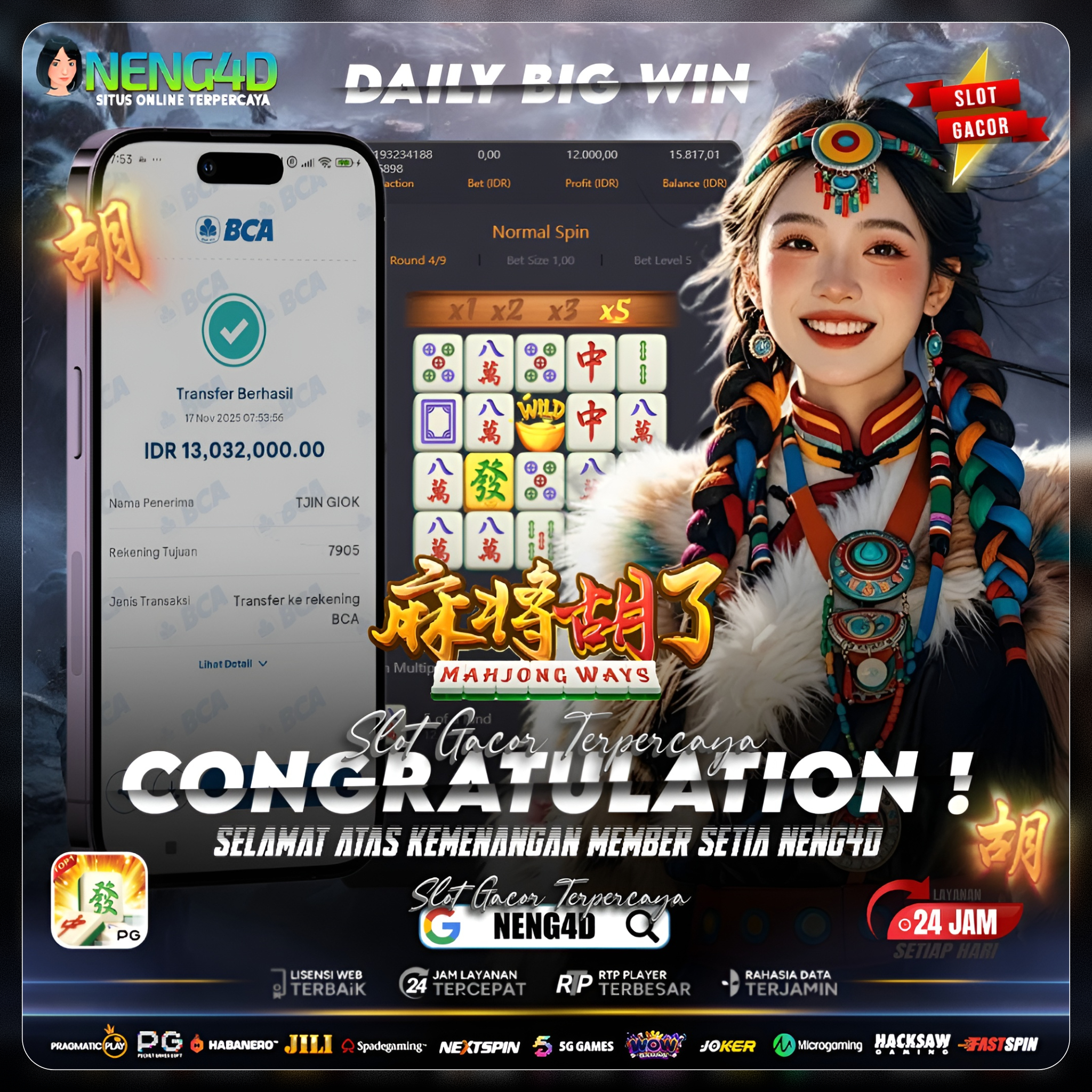 CUAN BESAR DI MAHJONG WAYS NENG4D