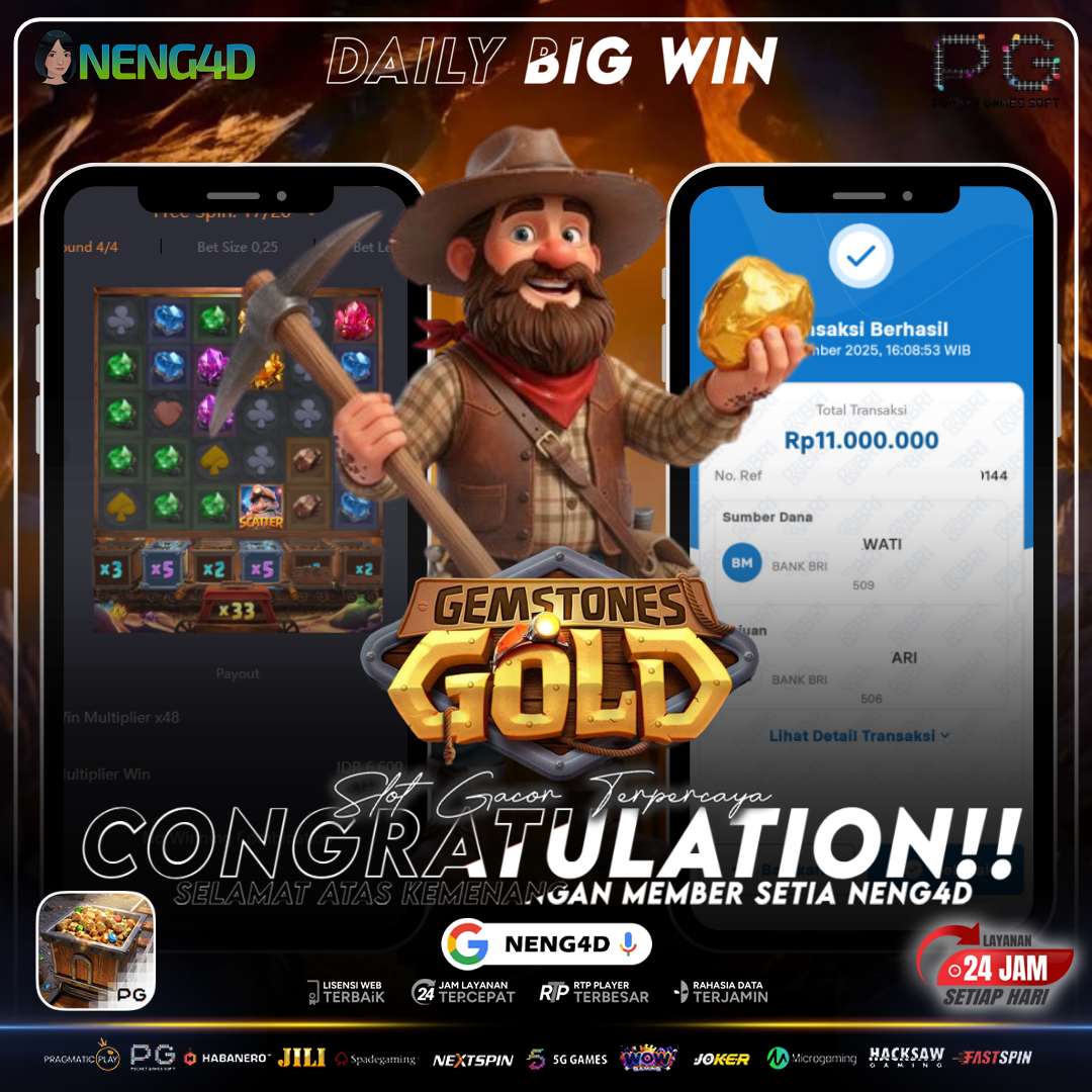 KEMENANGAN MEMBER SETIA NENG4D