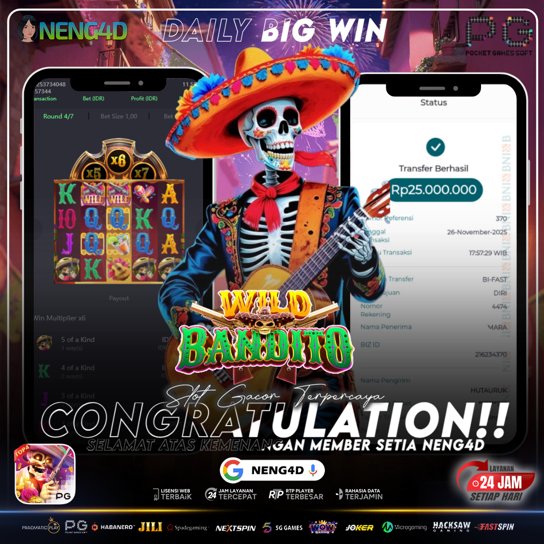 KEMENANGAN MEMBER SETIA NENG4D