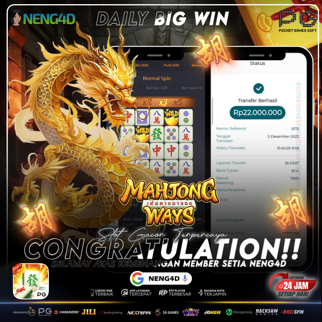 KEMENANGAN MEMBER SETIA NENG4D